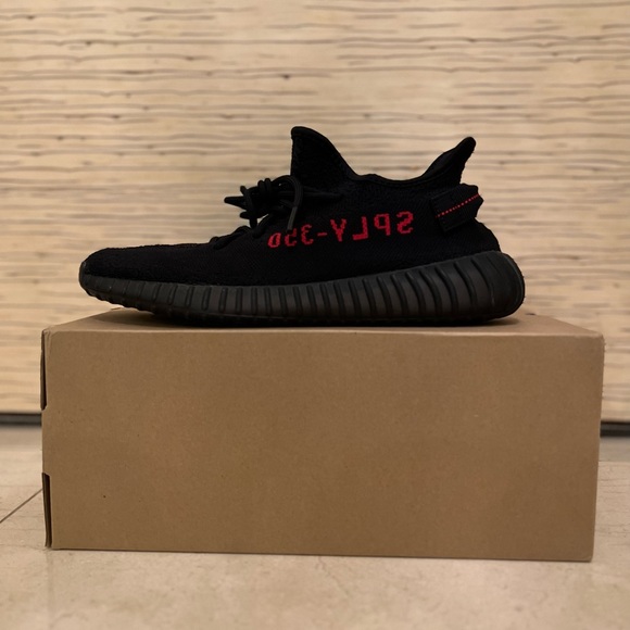 Yeezy Adidas Boost 350 V2 Bred - Picture 2 of 5